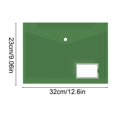 thumbnail image 2 of Birdeem Clear Plastic Document Folder 20 Pack, A4 File Folders with Snap Button and Label Pocket, Waterproof Transparent Envelopes for Office, School, and Home Filing Organization, 2 of 9