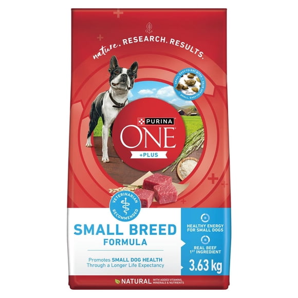 Purina ONE SmartBlend Small Breed Formula Beef, Dry Dog Food 3.63kg