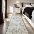 thumbnail image 4 of -Area Rug X Rugs for Living Room- Machine Washable Rug-Soft Living Room Rug-Vintage Non Slip Carpet-Rugs for Bedrooms Dining Room Living Room Office, 4 of 7