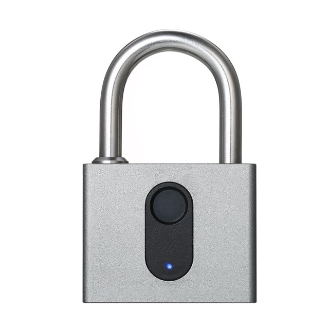 Fingerprint Padlock BT Lock with APP & Fingerprint 2 Unlocking Ways IP65 Waterproof 100 Groups