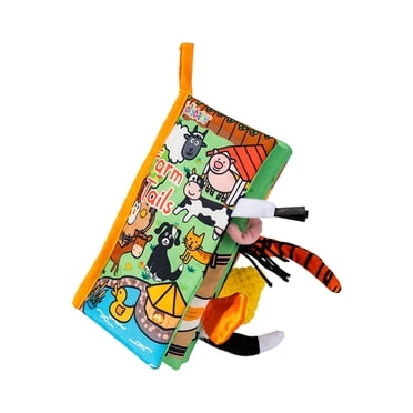 Leutsin Jouets Jeux Enfants, Décorations de Noël, Liquidation de Jouets pour Bébé, Jouets Farces et Attrapes Fantaisie, Livre en Tissu de Papier avec Sifflet de Queue pour Nouveau-Né 0-18 Mois Éveil Éducation Précoce Livre en Tissu Jouets Éducatifs