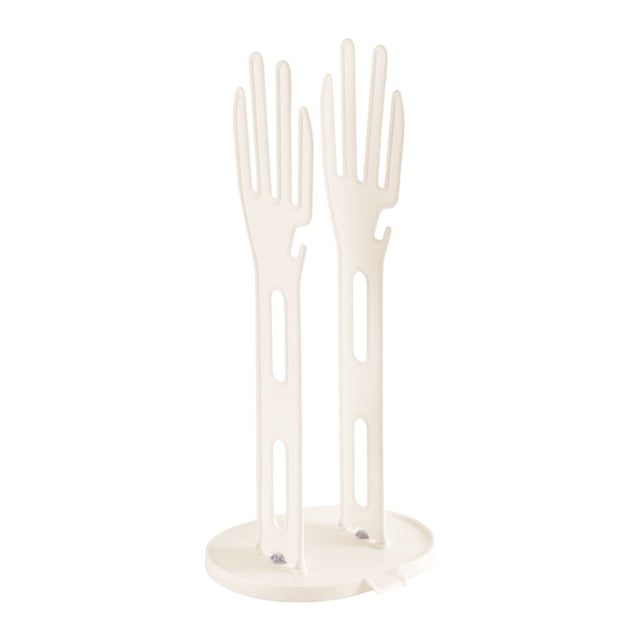 Kitchen Glove Holder 1Pcs Kitchen Gloves Drying Rack Dish Gloves Holder With Tray Plastic Glove