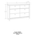 thumbnail image 2 of Bowery Hill 6-Drawer Engineered Wood Dresser in Glacier Oak Finish, 2 of 11