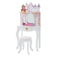 thumbnail image 1 of Teamson Kids Ensemble Coiffeuse Table Château avec Miroir et Tabouret Blanc, 1 of 9