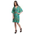 thumbnail image 3 of Moomaya Robe Courte de Caftan de Plage, Robe de Couverture Imprimée, Kaftan pour Femmes, Tenue de Plage, Couverture, 3 of 4