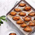 thumbnail image 4 of thinsony Plateau de Cuisson pour Four à la Maison Champagne et Or pour Biscuits 12,8 Pouces Compatible, 4 of 7