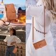 thumbnail image 5 of Google Pixel 8 5G Case ,Zipper Handbag Wallet Leather Cover with Crossbody Detachable Lanyard Strap, 5 of 5