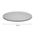 thumbnail image 4 of YAOMOBB Planche à Gâteau Résistante à la Graisse Ensemble de 5 Pcs Plateau Support de Base de Gâteau Rond Ondulé Épais 8 10 12 Pouces Anti-Graisse Non de Qualité Alimentaire, 4 of 7