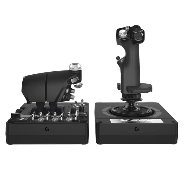 Logitech X56 HOTAS RGBスティックコントローラー Logitech G X56 H.O.T.A.S. RGB Throttle and Stick Simulation