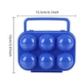 thumbnail image 2 of Portable Egg Holder and Protective Storage Tray for Secure Kitchen Camping Picnic Travel Transport, 2 of 4