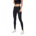thumbnail image 3 of Pantalon de Yoga Chaud Taille Haute Doublé en Molleton pour Femmes avec Poches, 3 of 7