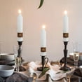 thumbnail image 4 of 7 Inch Taper Candle Candle Sticks, 4PCS Pillar Candles Handmade Unscenteds Candlesticks for Festive, Party, Spell, Wedding, Home Decor, 4 of 6