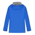 thumbnail image 3 of AherBiu Manteau de Pluie pour Femme avec Capuchon, Coupe-Vent Léger Ajustable, Imperméable, Randonnée, Voyage, Vêtement d'Extérieur, 3 of 4