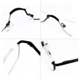 thumbnail image 5 of Viseng Half Frame Reading Glasses for Women Men Slim Half Moon Lens Readers Metal Semi Rimless Eyewear, 5 of 5