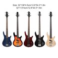 thumbnail image 4 of VONKY Electric Bass Exquisite Guitar Solid Wood Fingerboard Stringed Guitars Pickup Musical Instrument Music Accessories As Shown, 4 of 6