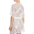 thumbnail image 2 of Flora Nikrooz Millie Lace Robe (Large, Natural), 2 of 2
