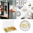 thumbnail image 2 of TIELUTT 100PCS Picture Hook with Nail Wall Hook Picture Hook Hanging Kit Hook Clips Mail It Comes from Sticker Hooks for Hats for Men Sturdy Wall Hooks No Nail, 2 of 7
