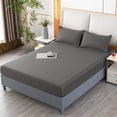 thumbnail image 4 of Jupe de Lit Simple 200 cm x 150 cm en Microfibre de Polyester, Volant Anti-Poussière avec Conception Antidérapante pour Lits, 4 of 6