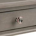 thumbnail image 4 of Carlton Table d'Appoint Carrée Transitionnelle en Bois Massif 18 Pouces de Large Gris Ferme, 4 of 5