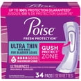 thumbnail image 1 of Poise Ultra Thin Postpartum Incontinence Pads, Maximum Absorbency, Long Length, 34 Count, 1 of 7