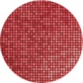 thumbnail image 1 of Ahgly Company Tapis Rond Lavable en Machine Intérieur Transitionnel Rouge, 3 Pieds Rond, 1 of 7