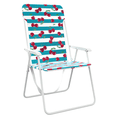 thumbnail image 3 of Mainstays Steel Folding Beach Chair, Cherry, 3 of 9