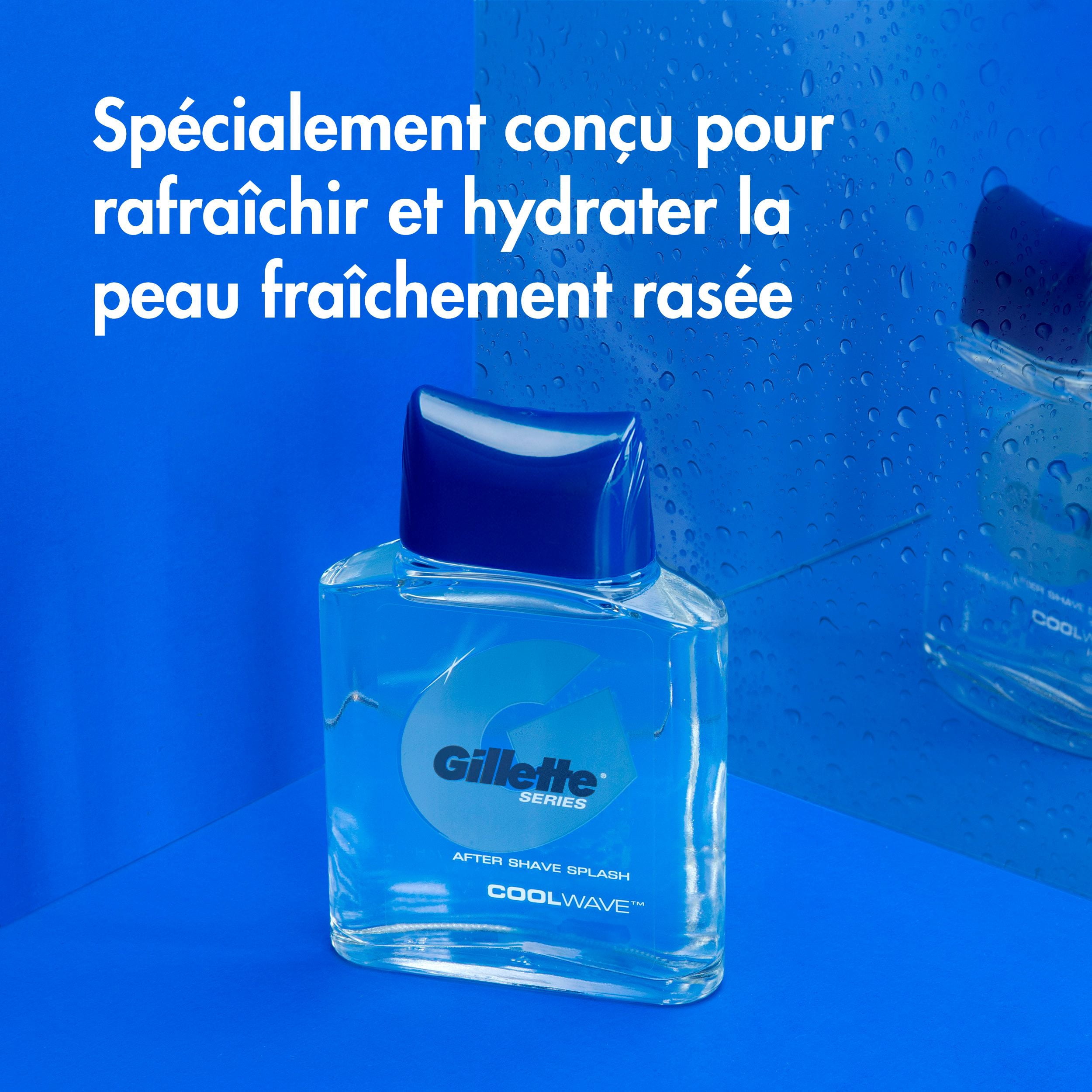 Gillette Series Lotion après-Rasage pour Hommes, Rafraîchit et Hydrate, Parfum Vague Fraîche