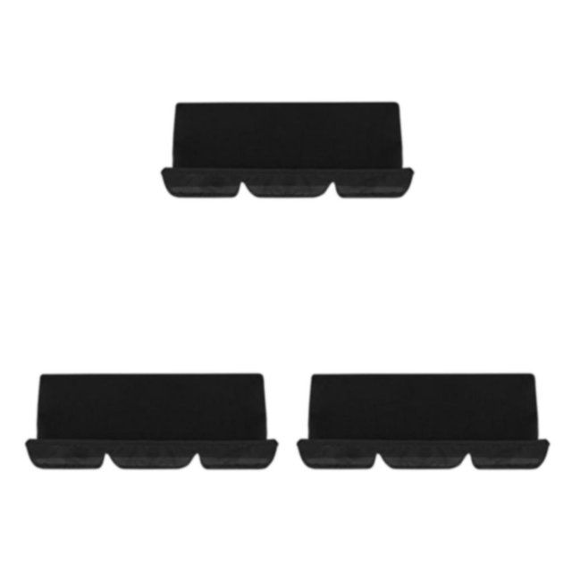 Baohd Easy To Waterproof Swings Cushion Covers For Outdoor Swing Cushion Sturdy black 3Set