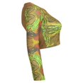 thumbnail image 4 of MesaSe Hauts Courts Aguichant pour Femmes Imprimés Manches Longues Col Chandail, 4 of 5