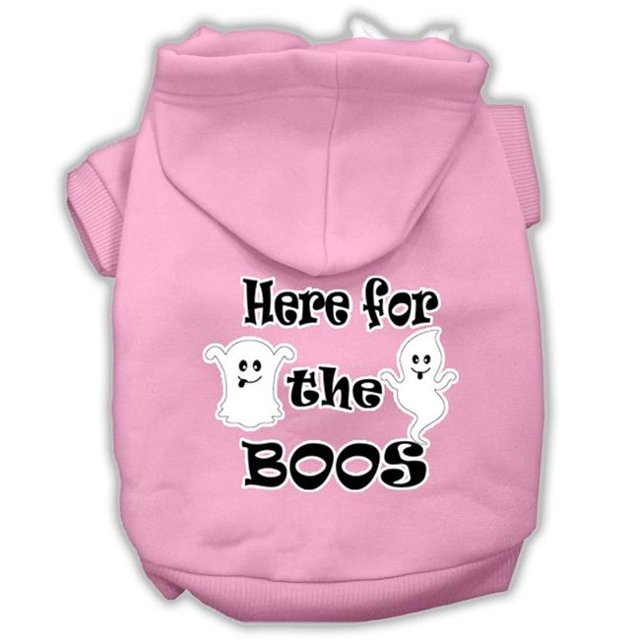 Ici pour le Boos Sérigraphie Chien Sweat à Capuche Rose Clair XL (16)