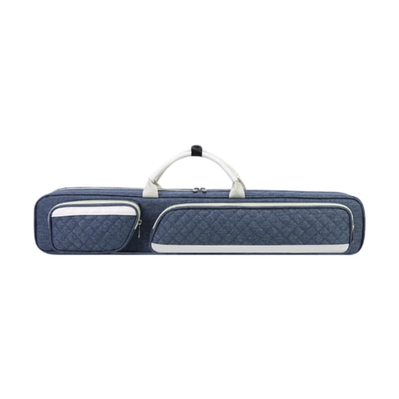 koolsoo Pool Cue Bag 9 Ball Pool Cue Case Organizer for Outdoor Billiard Accessories Blue