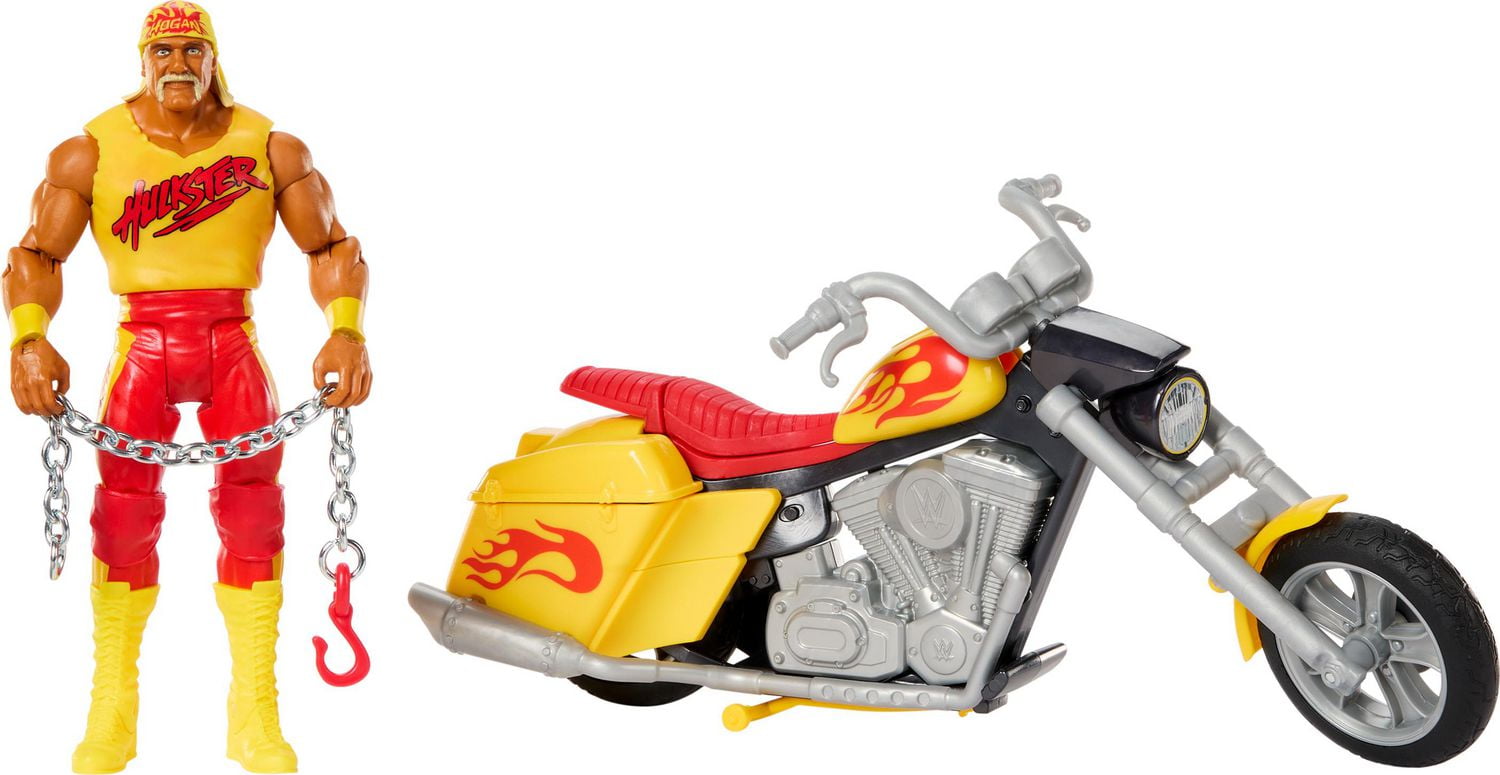 WWE Wrekkin Python Power Slamcycle Vehicle with Hulk Hogan Action