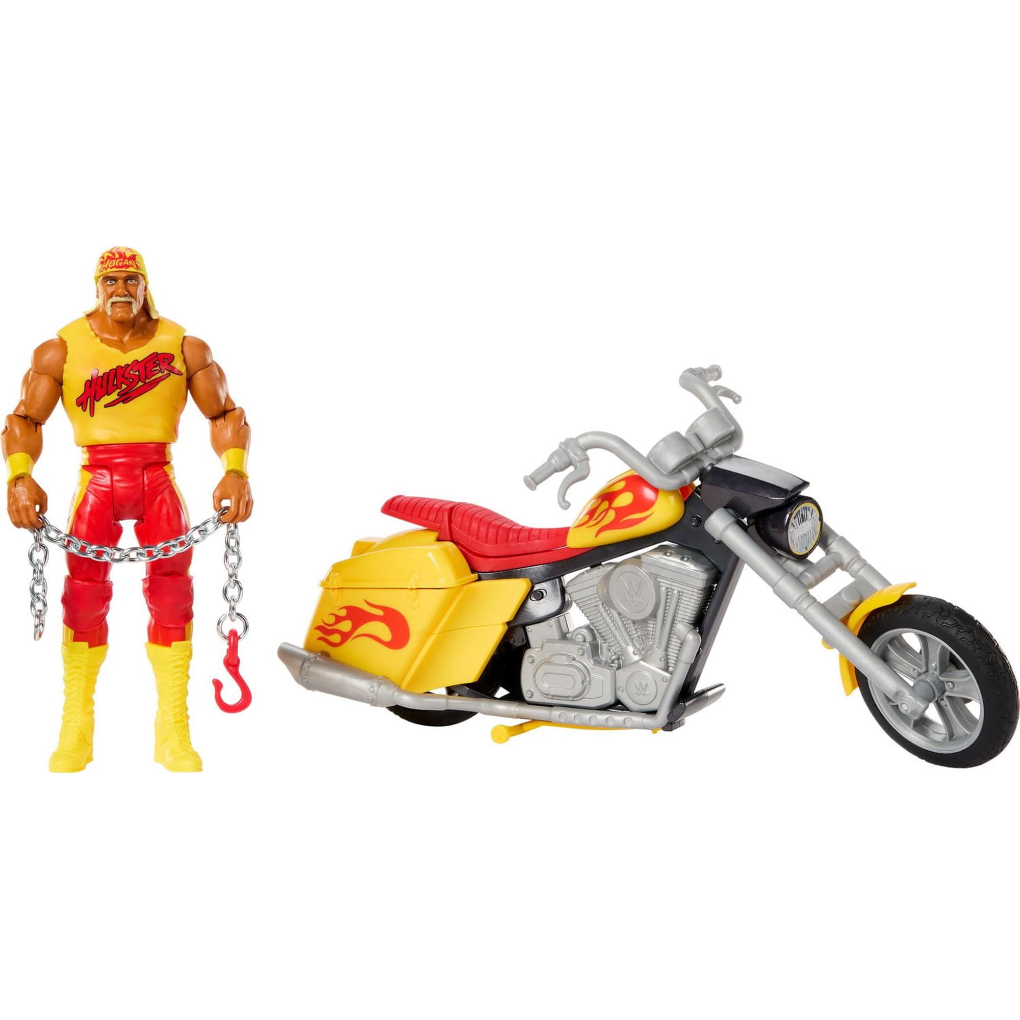 WWE Wrekkin Python Power Slamcycle Vehicle with Hulk Hogan Action