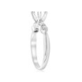 thumbnail image 3 of 1/2ct Diamond Semi Mount Engagement Ring 14K White Gold Solitaire Setting Round, 3 of 3