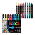 thumbnail image 1 of POSCA PC-5M Water-Based Paint Markers, Medium Tip, (1.8-2.5mm), Assorted Ink, 8 Count, 1 of 9