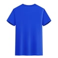 thumbnail image 4 of Dagugfen Tops for Men Summer Short Sleeve Round Neck Lightweight Casual Basic Tee Shirts Solid Color, 4 of 6