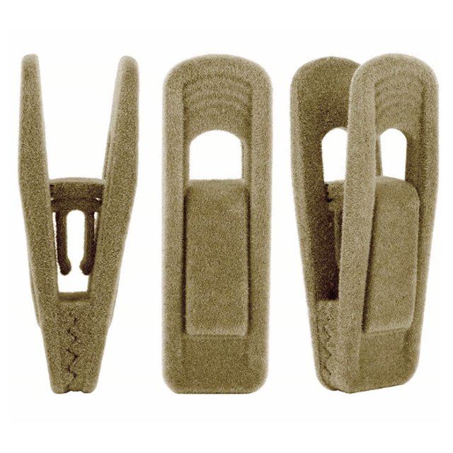 stanreset 20Pcs Espace Économie Anti-Dérapant Crochet Crochet Vêtements Clip Floqué Séchage Manteau Pantalon Racks Garde-Robe Support de Stockage