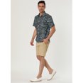 thumbnail image 4 of INSPIRE CHIC Chemise Hawaïenne de Plage pour Homme à Manches Courtes, Boutonnée à l'Avant, 4 of 6