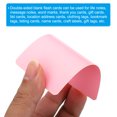thumbnail image 4 of Unique Bargains 3.5' x 2' Blank Paper Business Cards, 90 Pack Small Index Flash Cards Words Message Note Card, Pink, 4 of 7