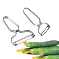 thumbnail image 2 of Éplucheur de Légumes et Fruits en Acier Inoxydable, Râpe à Chou, Trancheur à Salade, Outil de Cuisine, 2 of 9