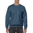 thumbnail image 1 of Gildan Chandail Molletonné à Col Ras du Cou pour Hommes, 3TG, Bleu Indigo, 1 of 2