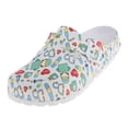 thumbnail image 1 of Milaget WOMENS PRINT NURSING SHOES WORK SHOES SOFT INSOLE BEACH CLOGS SLIPPERS 38 39 A-38 39, 1 of 8