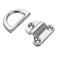 thumbnail image 1 of OULII Anneaux Pliants en Acier Inoxydable pour Ancrage de Fixation pour Yachts Lot de 1, 1 of 7