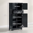 thumbnail image 3 of HOMCOM 50.5" Kitchen Pantry Storage Cabinet with Doors and Adjustable Shelf, 3 of 10