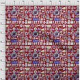 thumbnail image 4 of oneOone Tissu Popeline de Coton Sergé Bordeaux Matériel de Robe Médical Tissu Imprimé au Mètre 56 Pouces de Large, 4 of 4