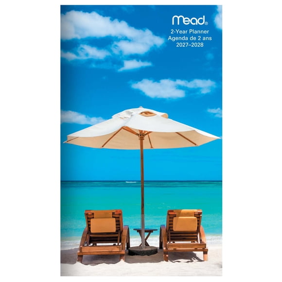 2027 Mead® 2-Year Pocket Planner Tropical