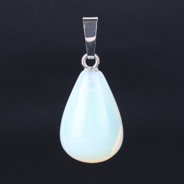 Water Drop Pendant Pear Shape Bead Simple Pendants for Necklace Women Jewelry