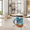 thumbnail image 4 of WIFKLSIIPG Dive Into Every – Handmade Mug 3D Blue Ceramic Coffee Mug Funny White Dotted Tea Mug for Marine Enthusiasts, 4 of 5