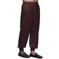 thumbnail image 2 of Atasi Mens Rayon Solid Readymade Harem Pajama Ethnic Wear Elastic Bottom Pant, 2 of 5