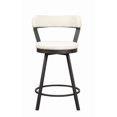 thumbnail image 3 of Topline Home Furnishings tabouret à hauteur de comptoir pivotant, 3 of 4